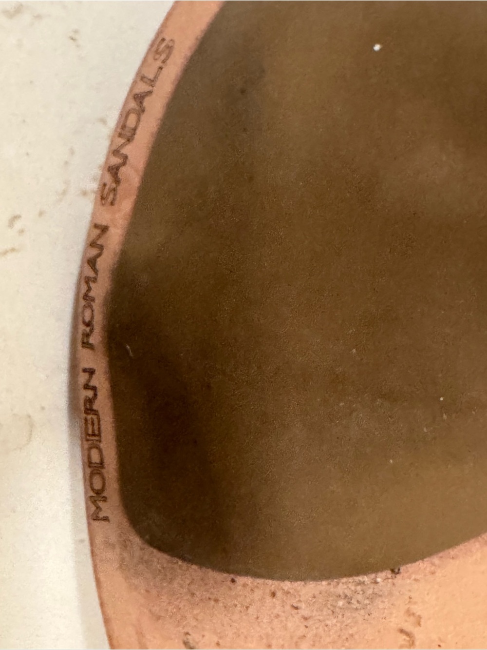 Women’s Knot-Strap Leather Sandals in Tan - Picture 5 of 8